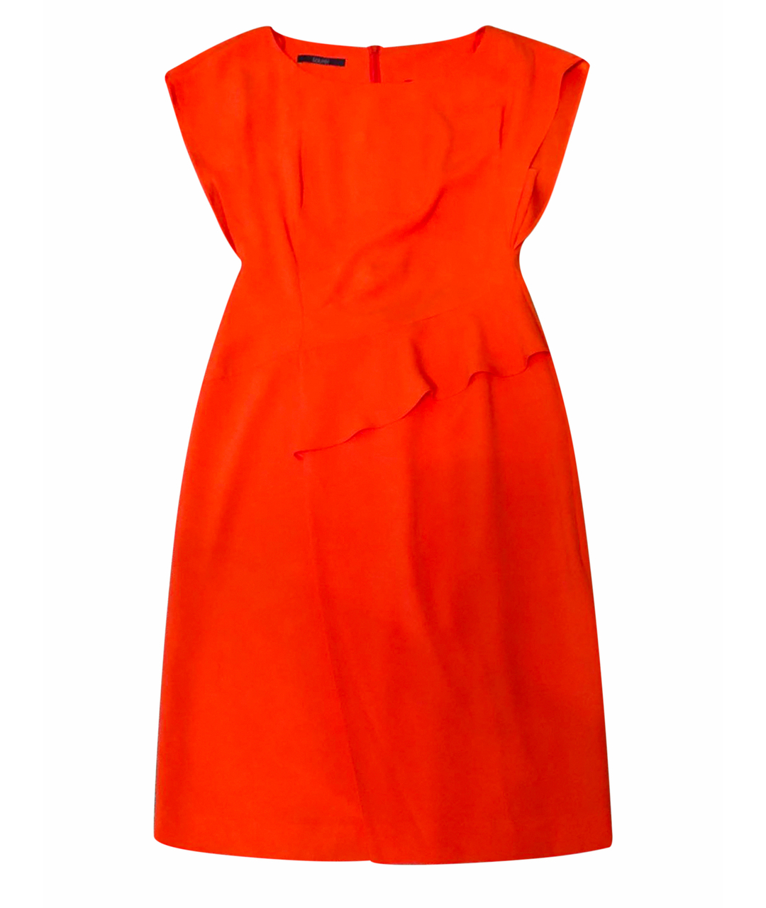LAUREL Оранжевое ацетатное коктейльное платье, фото 1