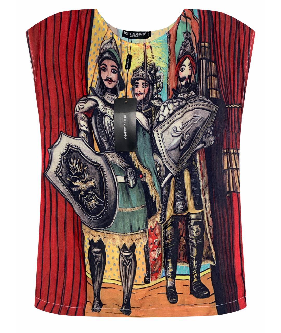 DOLCE&GABBANA Мульти вискозная блузы, фото 1