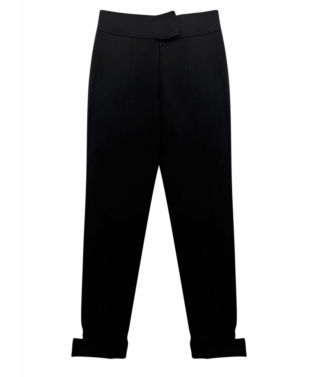 CHRISTIAN DIOR Черные кашемировые брюки узкие, фото 1