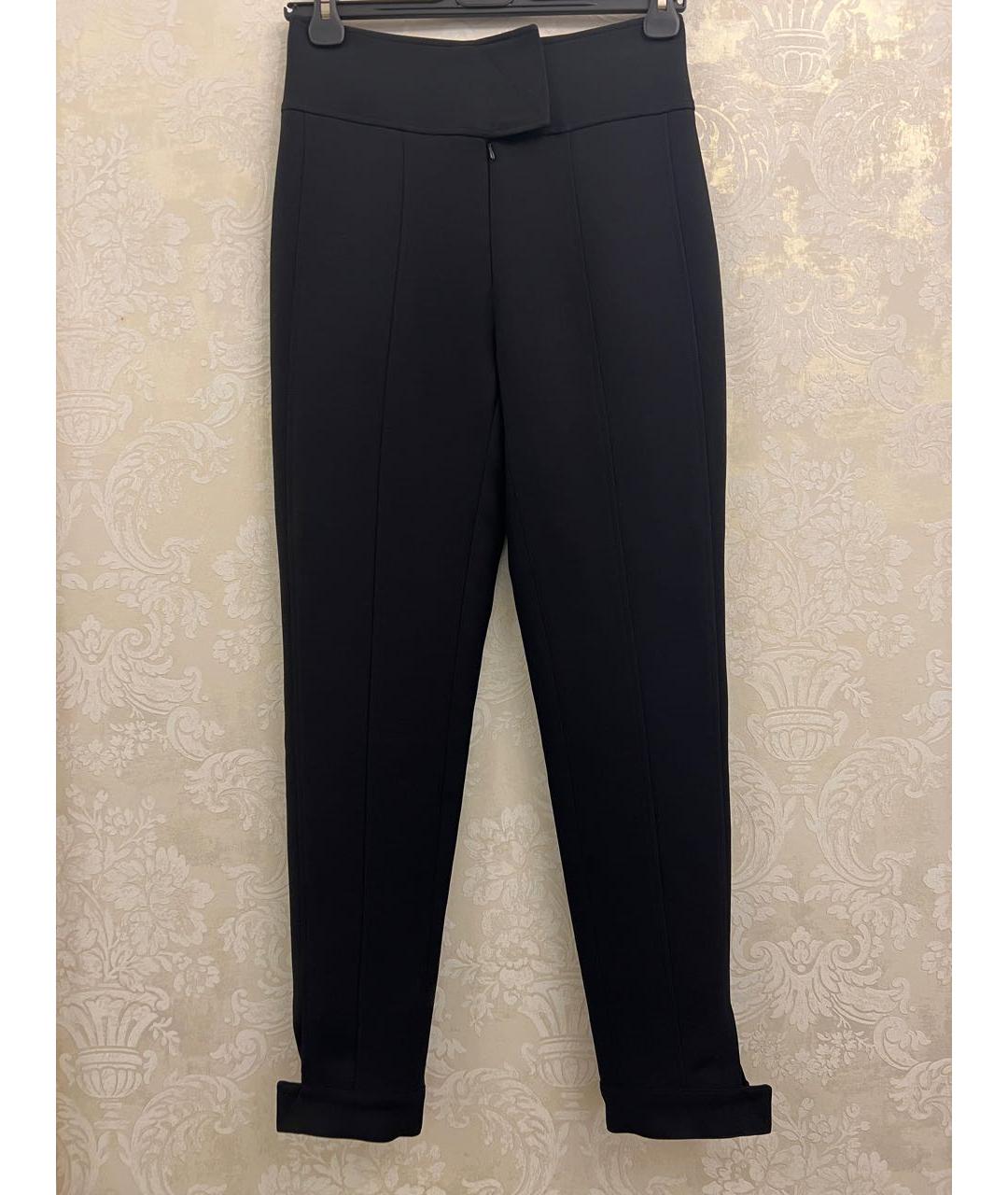 CHRISTIAN DIOR PRE-OWNED Черные кашемировые брюки узкие, фото 3