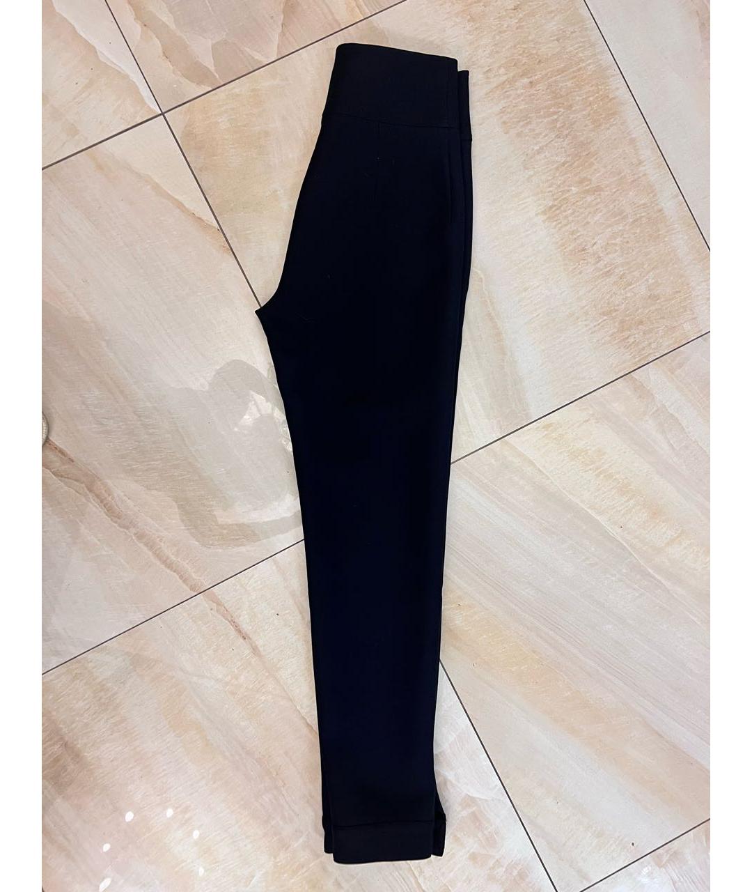 CHRISTIAN DIOR PRE-OWNED Черные кашемировые брюки узкие, фото 2