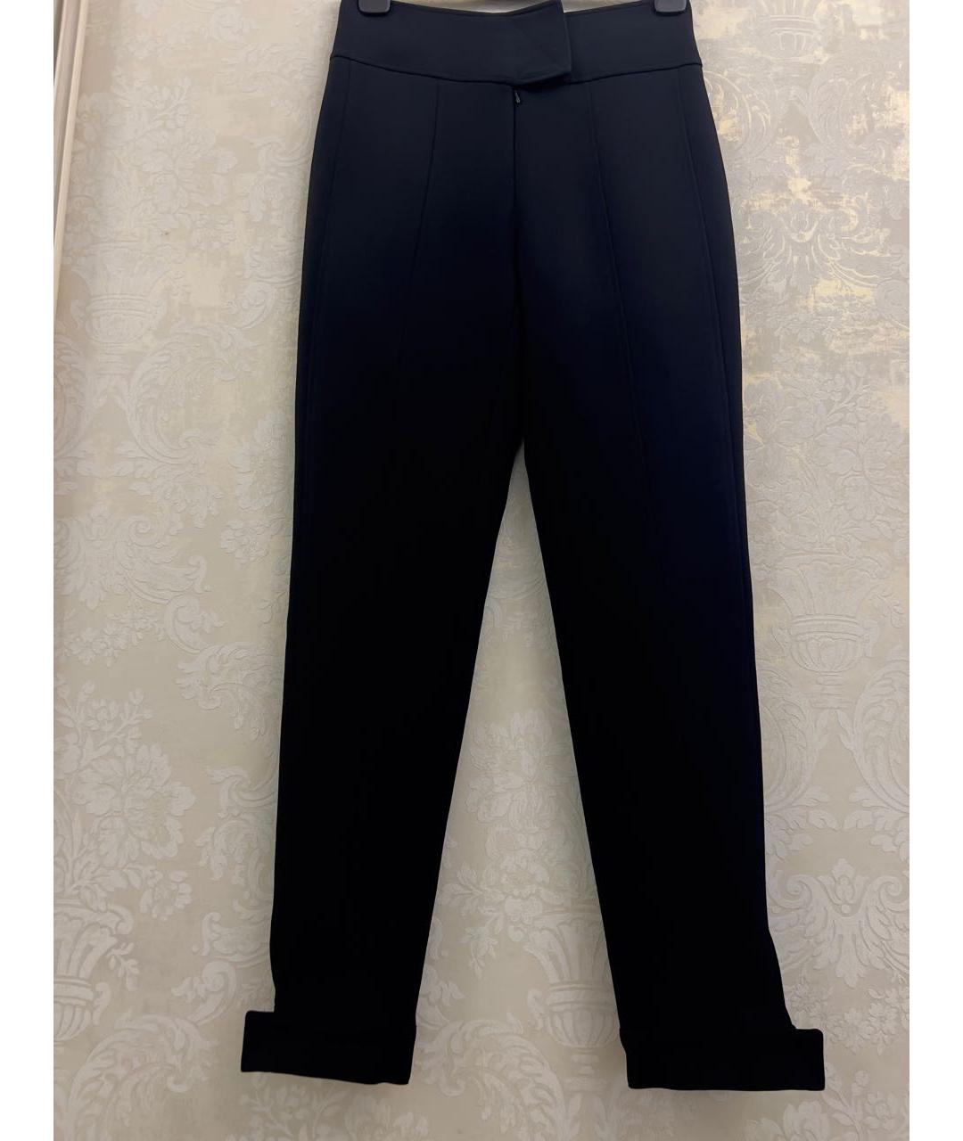 CHRISTIAN DIOR PRE-OWNED Черные кашемировые брюки узкие, фото 8
