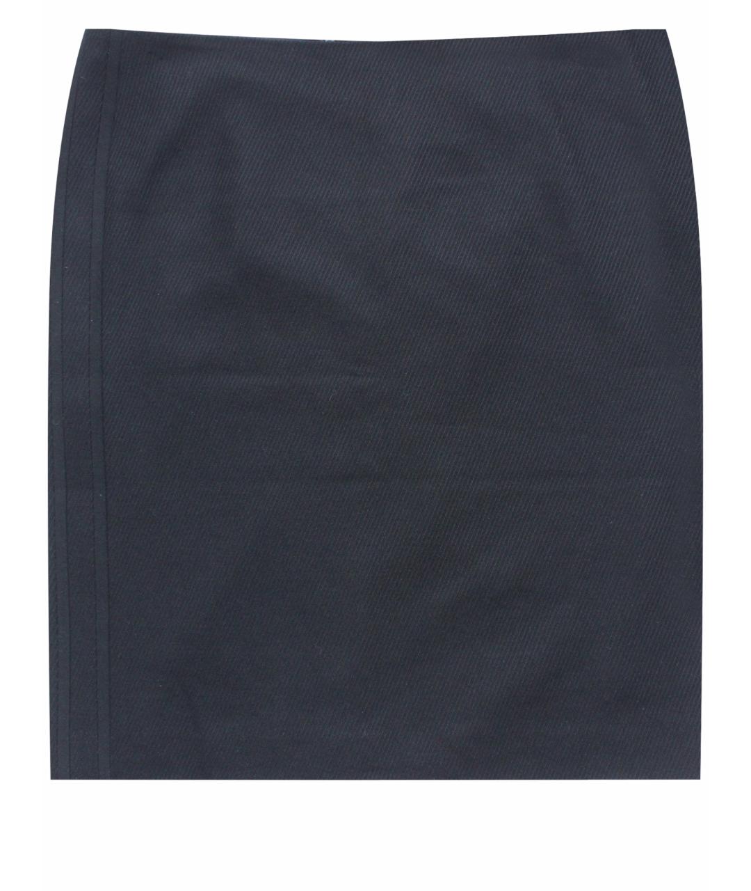 VERSACE VINTAGE Черная полиэстеровая юбка мини, фото 1
