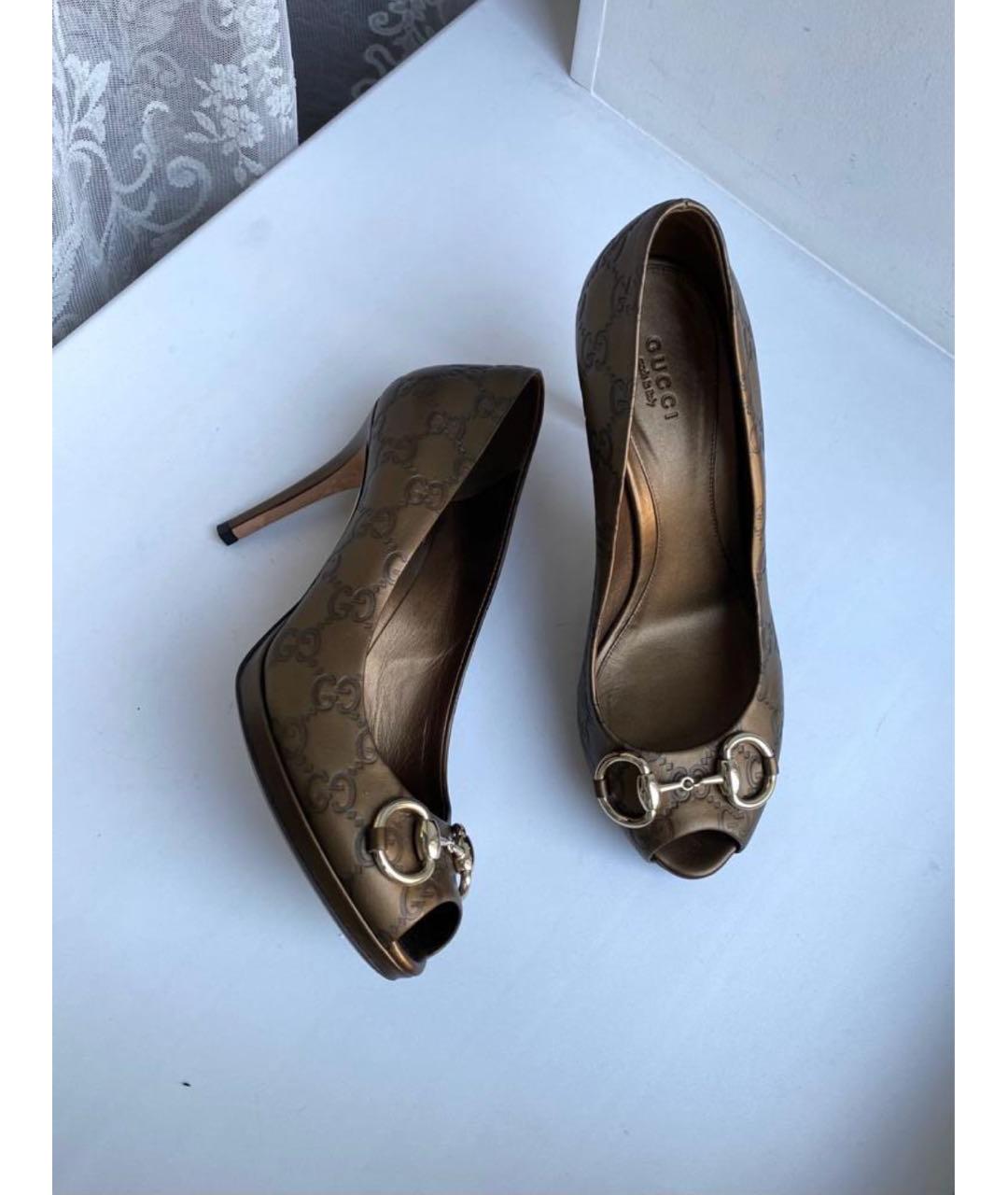 GUCCI Кожаные туфли, фото 2