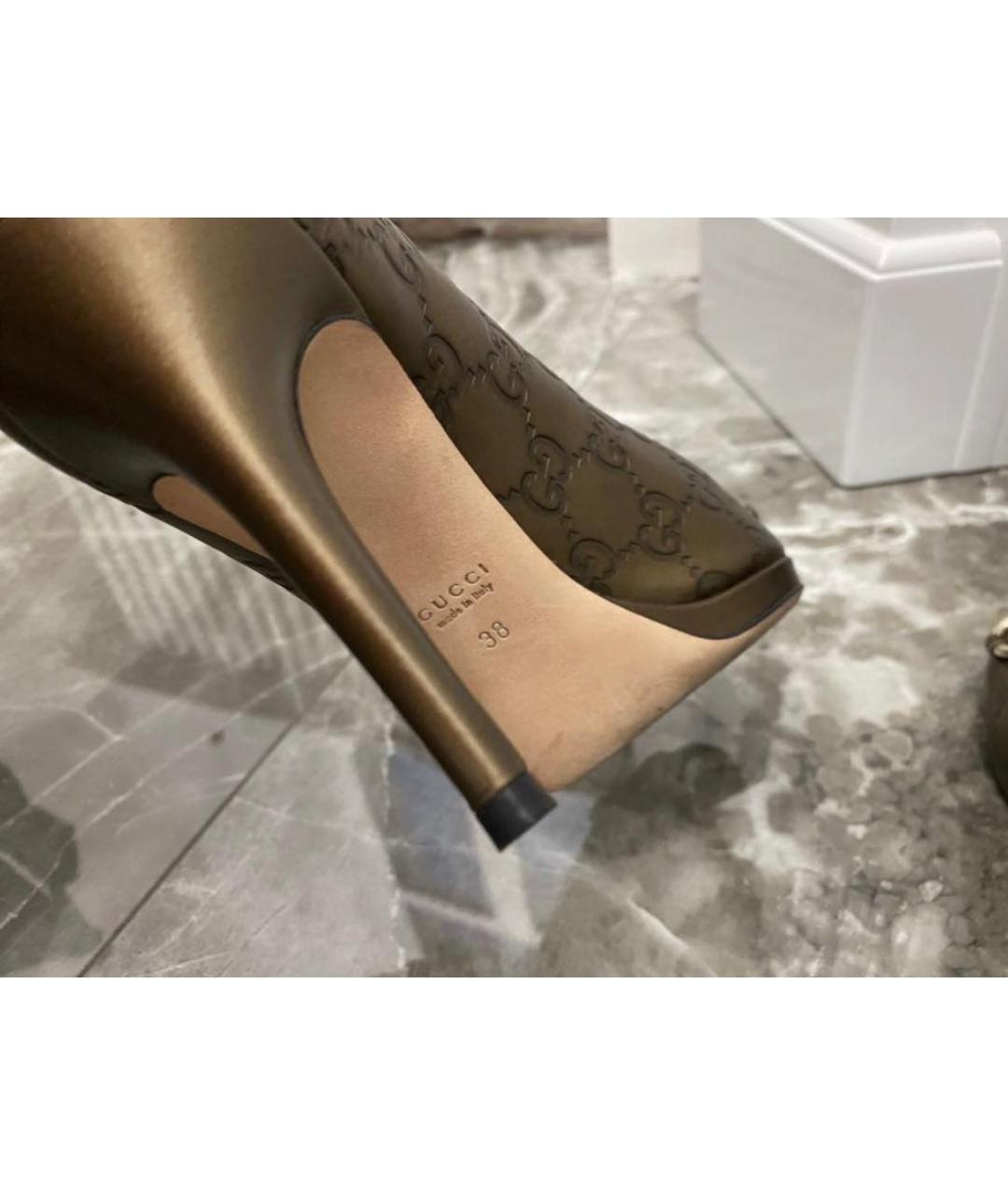 GUCCI Кожаные туфли, фото 4