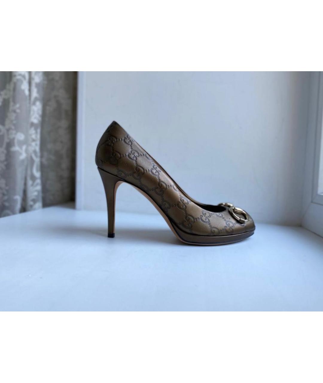 GUCCI Кожаные туфли, фото 6