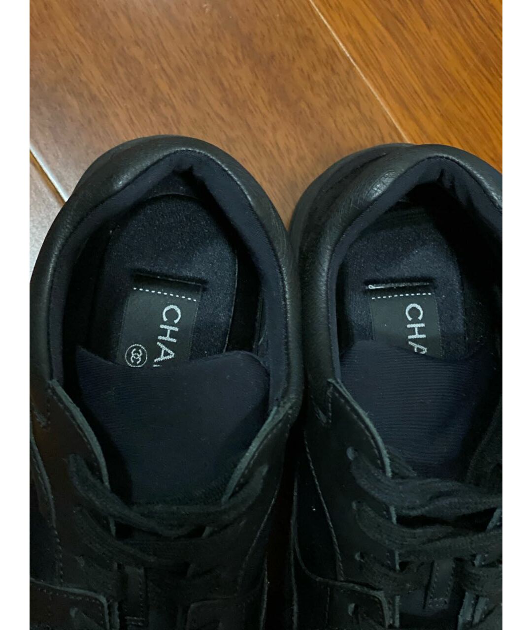 CHANEL PRE-OWNED Черные замшевые кроссовки, фото 3