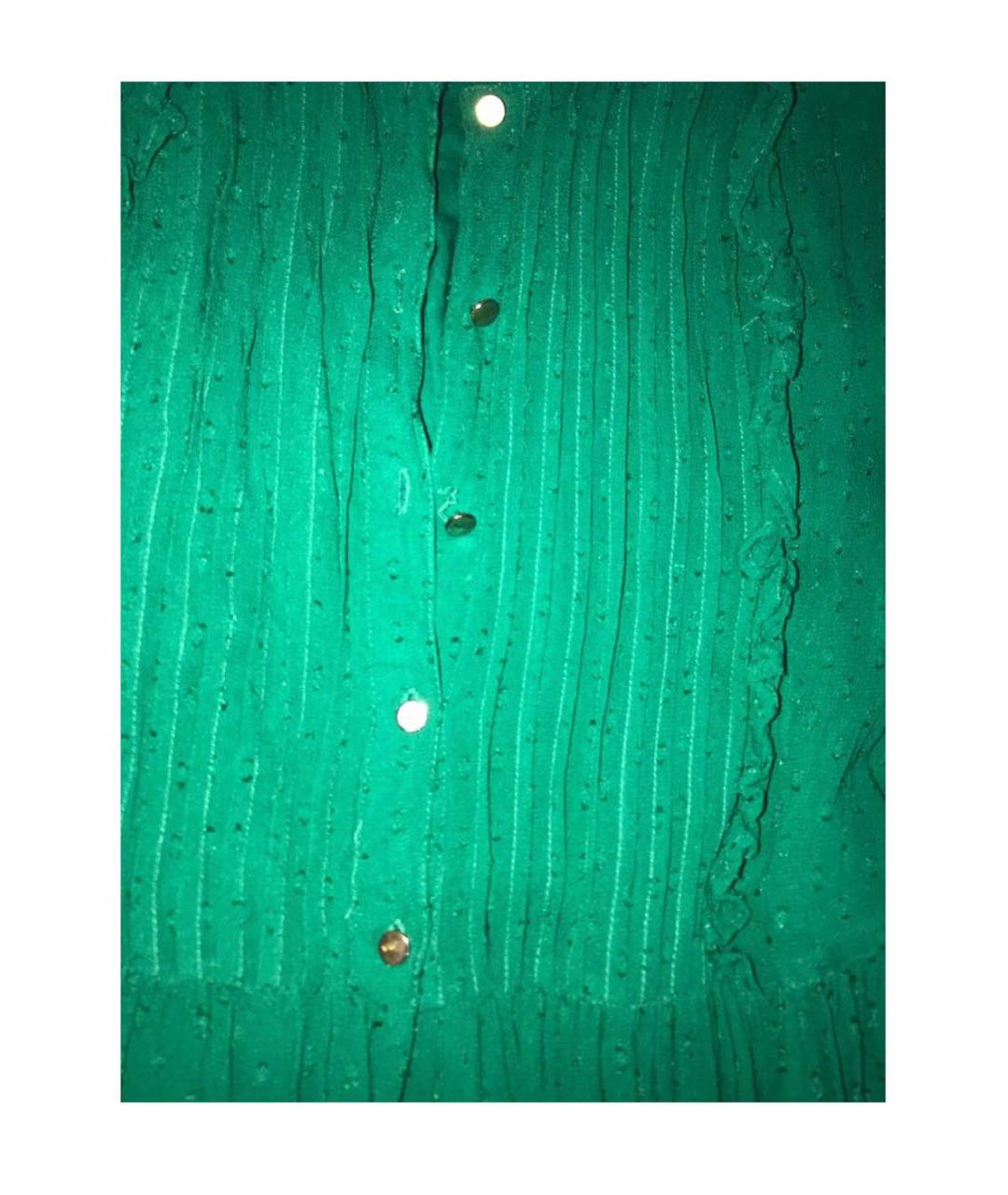 ESSENTIAL Зеленые вискозное платье, фото 4