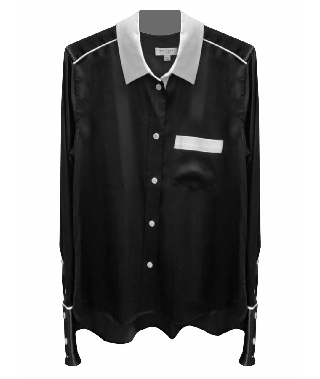 EQUIPMENT Черная шелковая блузы, фото 1