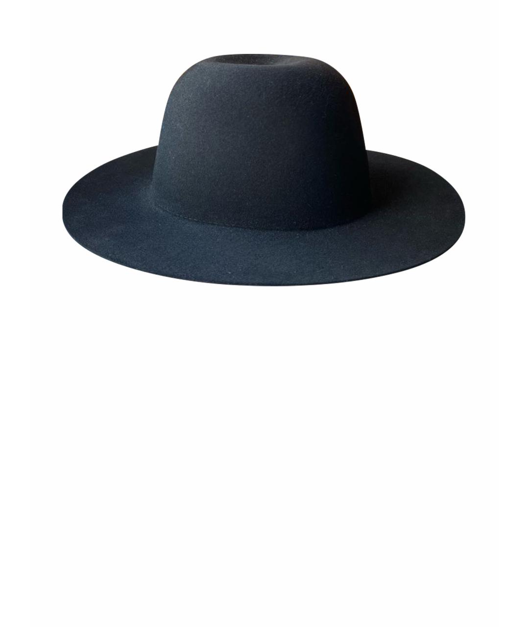 ETUDES Черная шерстяная шляпа, фото 1