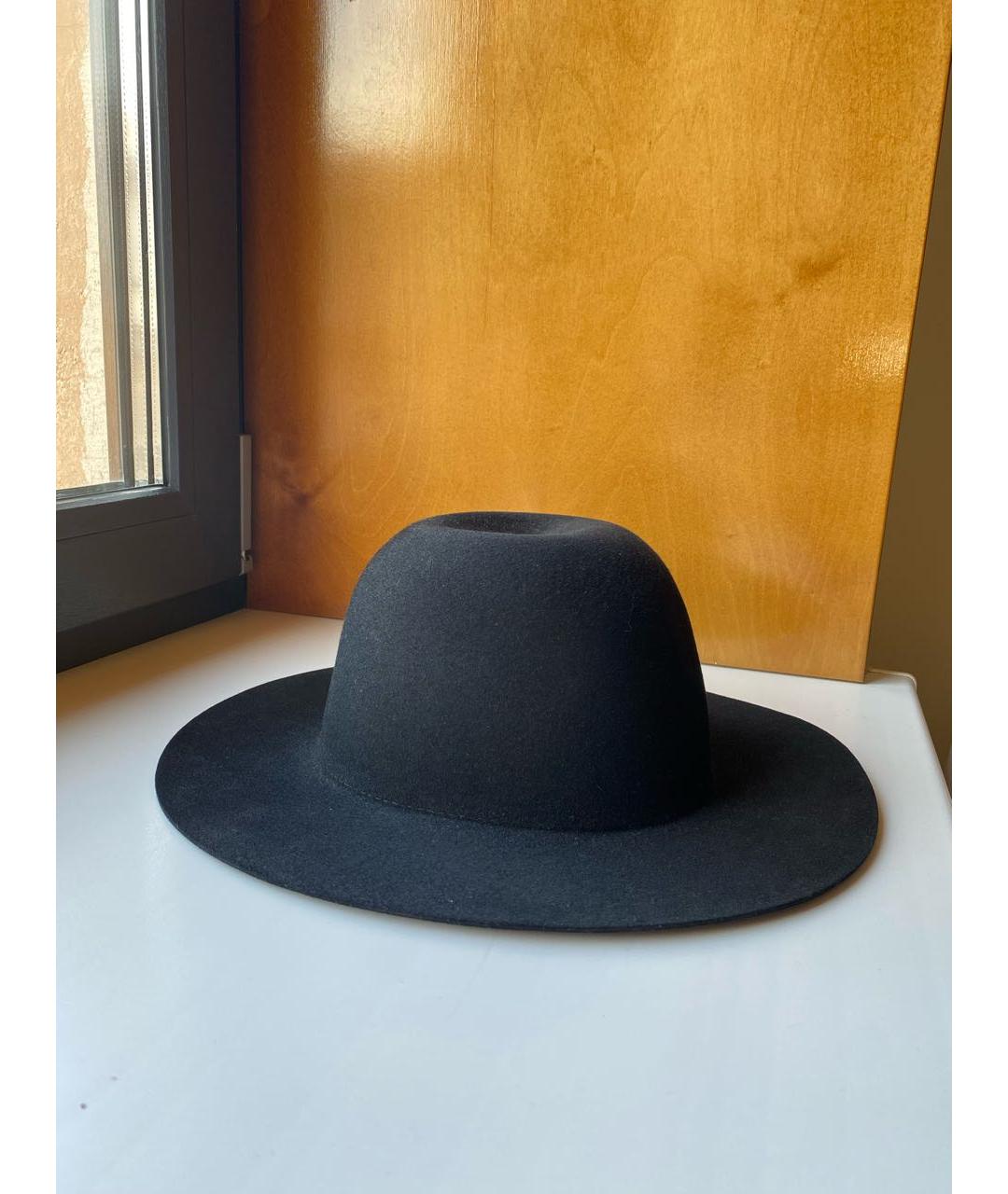 ETUDES Черная шерстяная шляпа, фото 6