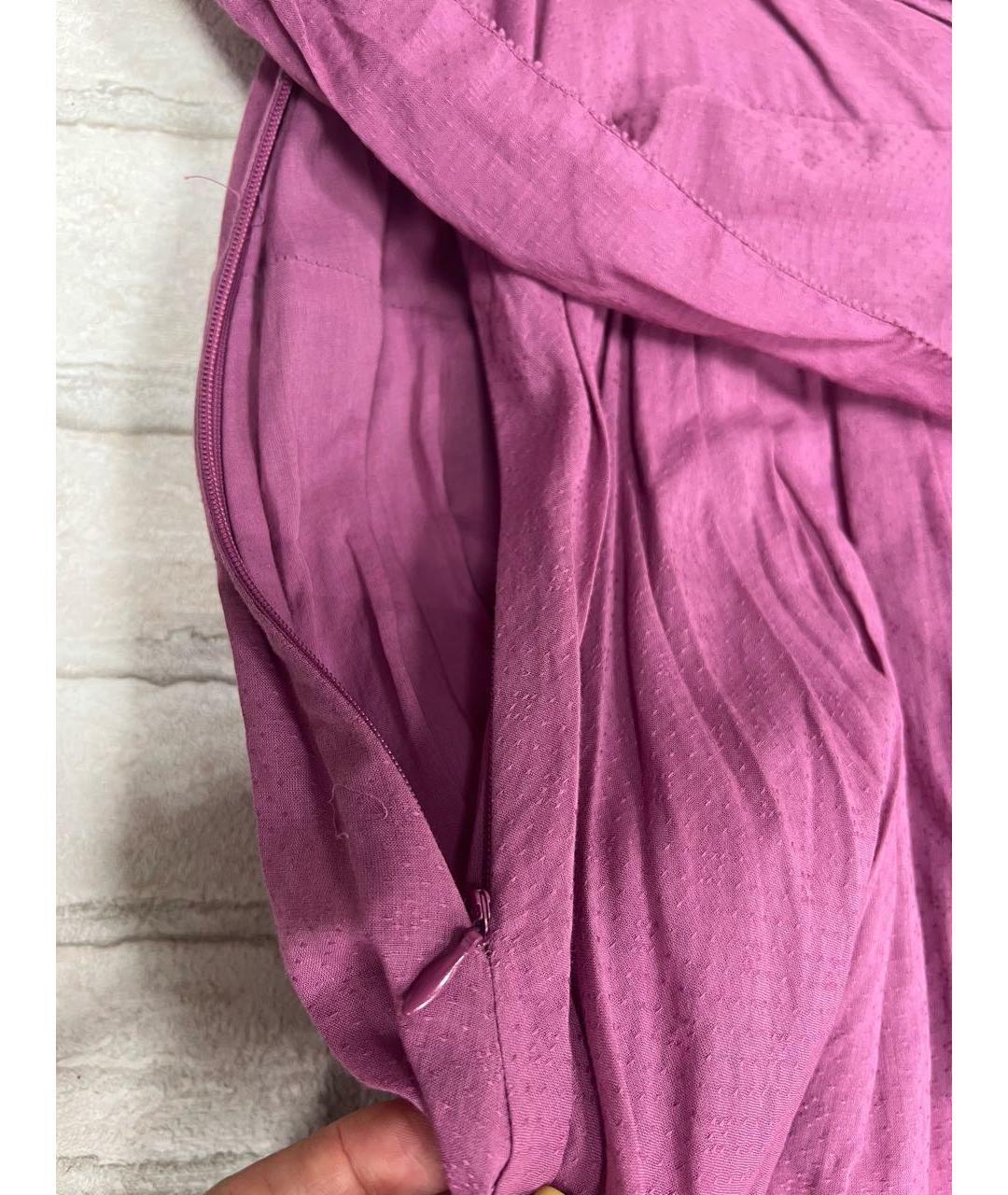 DIANE VON FURSTENBERG Фиолетовый хлопковый сарафан, фото 7