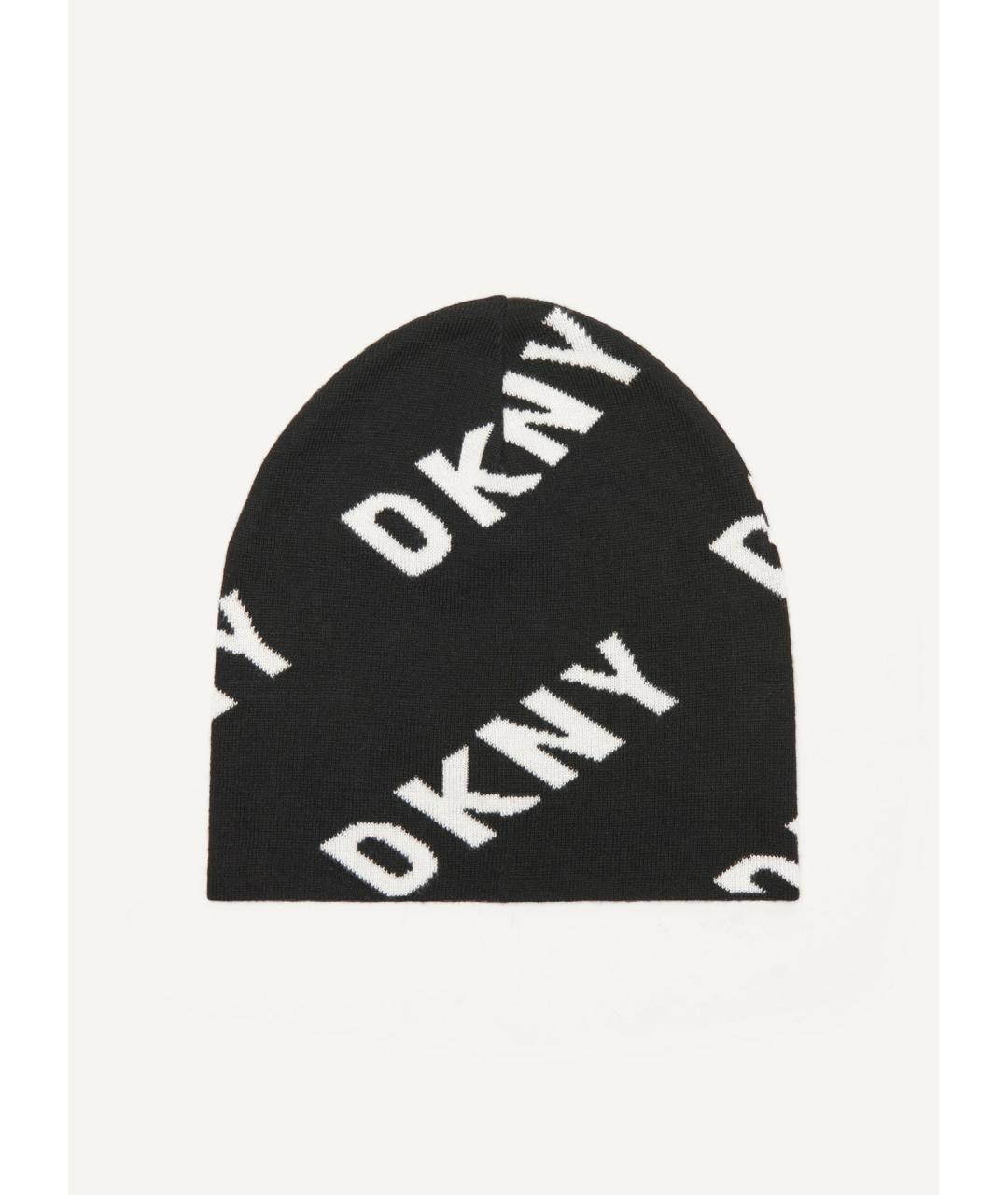 DKNY Черная шапка, фото 4
