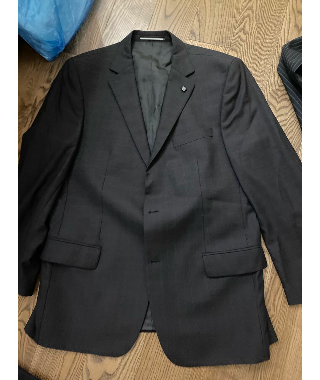 KARL LAGERFELD Черный классический костюм, фото 3