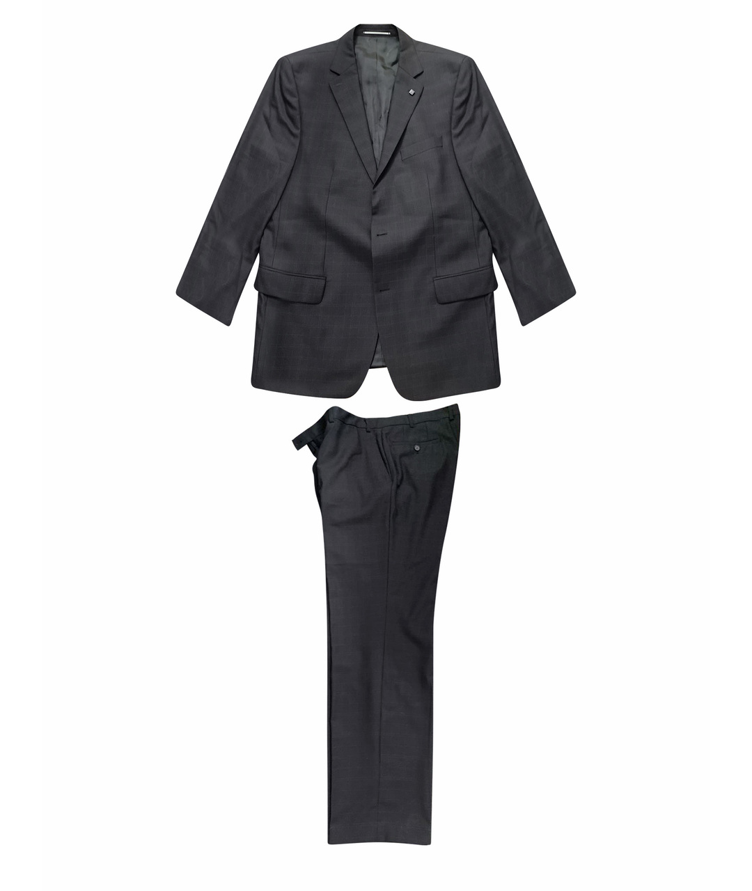 KARL LAGERFELD Черный классический костюм, фото 1