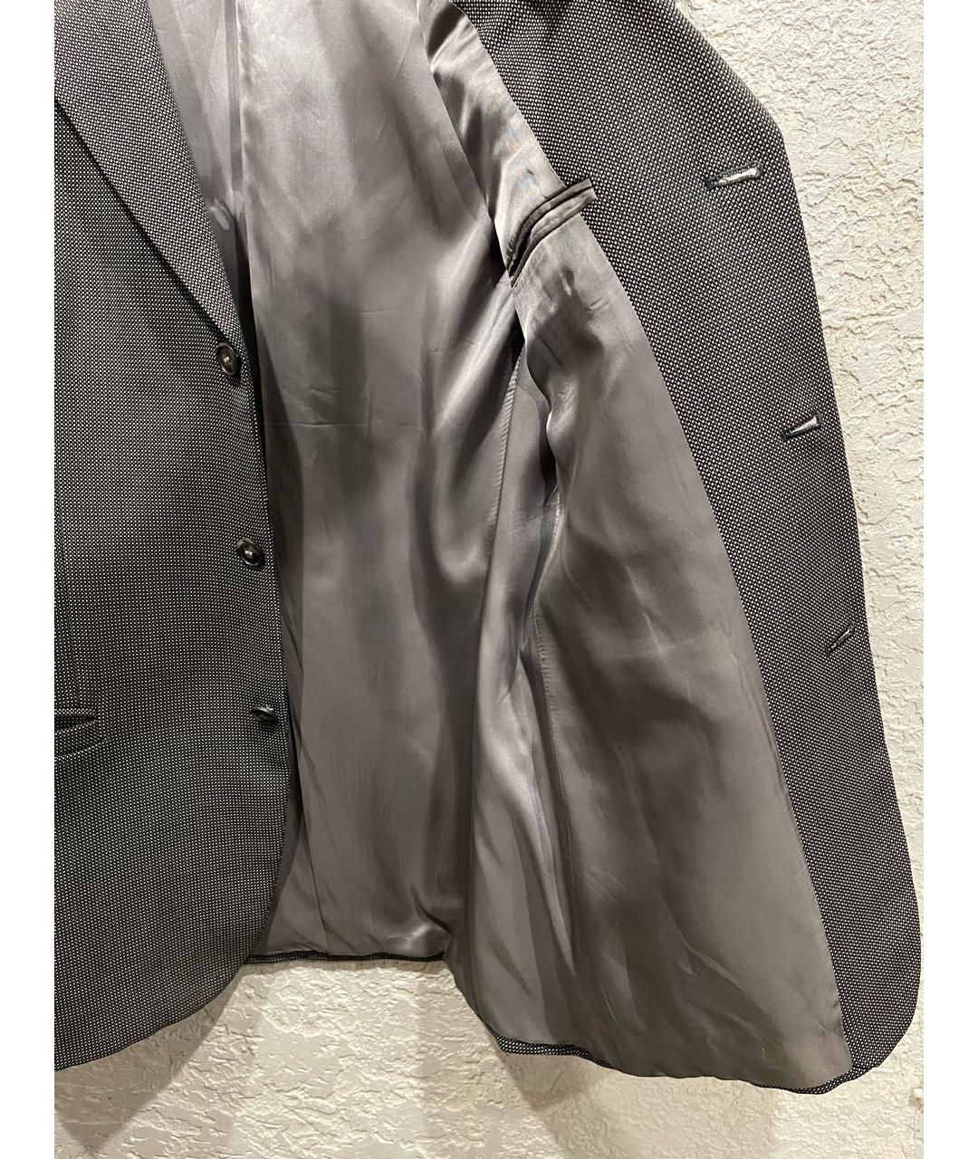 VERSACE VINTAGE Серый шерстяной пиджак, фото 4