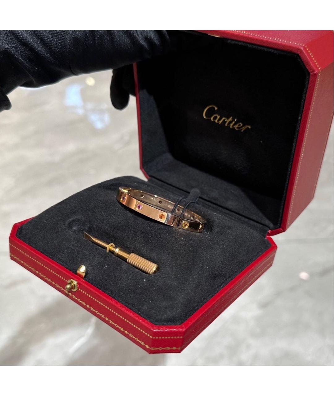 CARTIER Золотой браслет из розового золота, фото 4