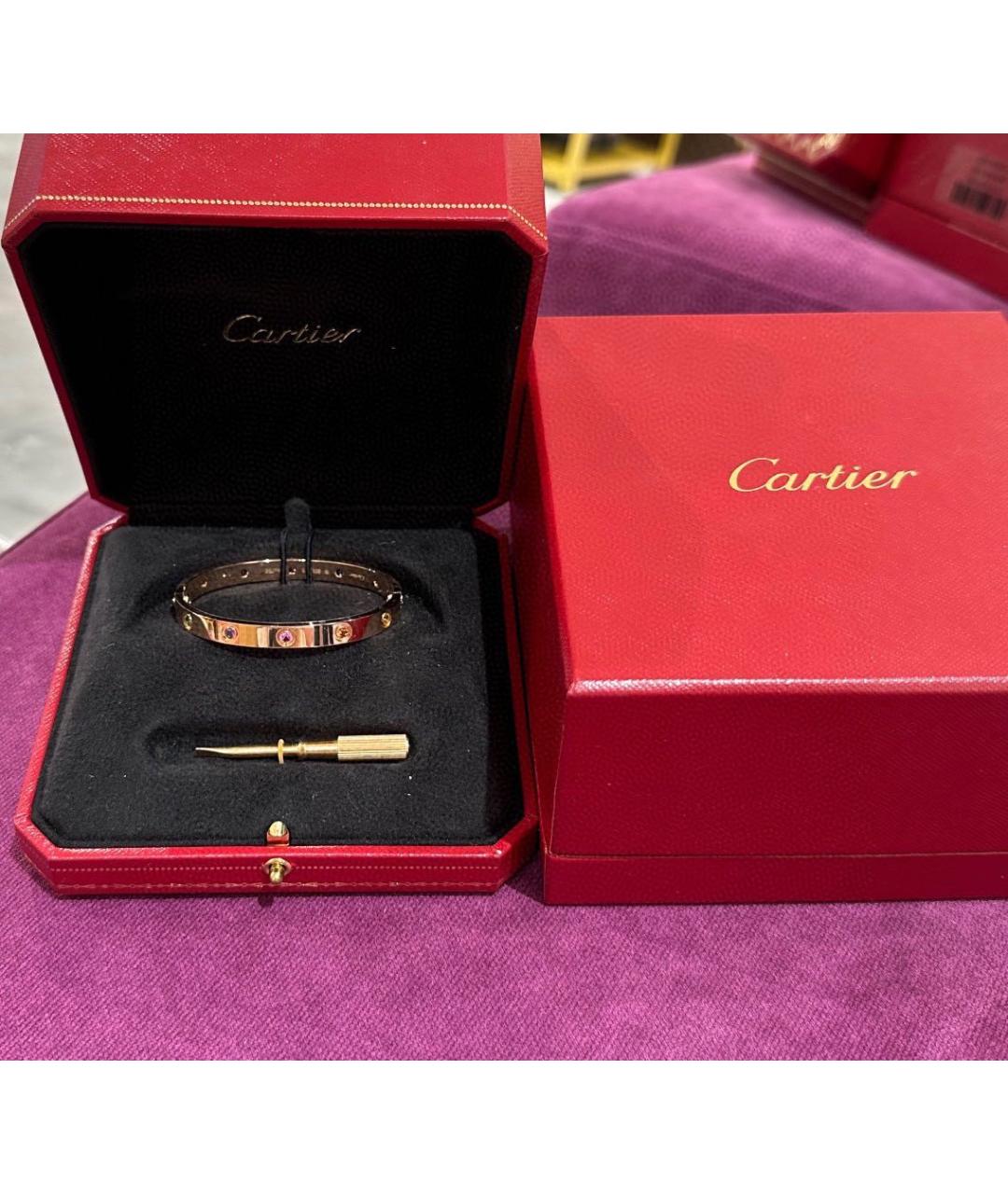 CARTIER Золотой браслет из розового золота, фото 3