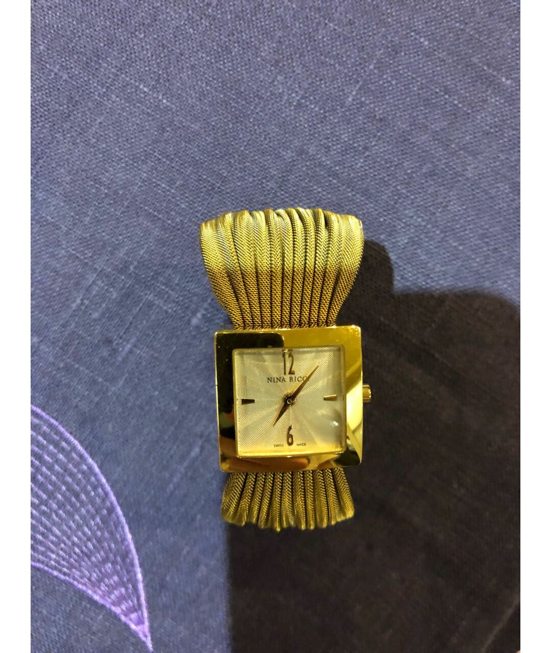 NINA RICCI Золотые часы, фото 2