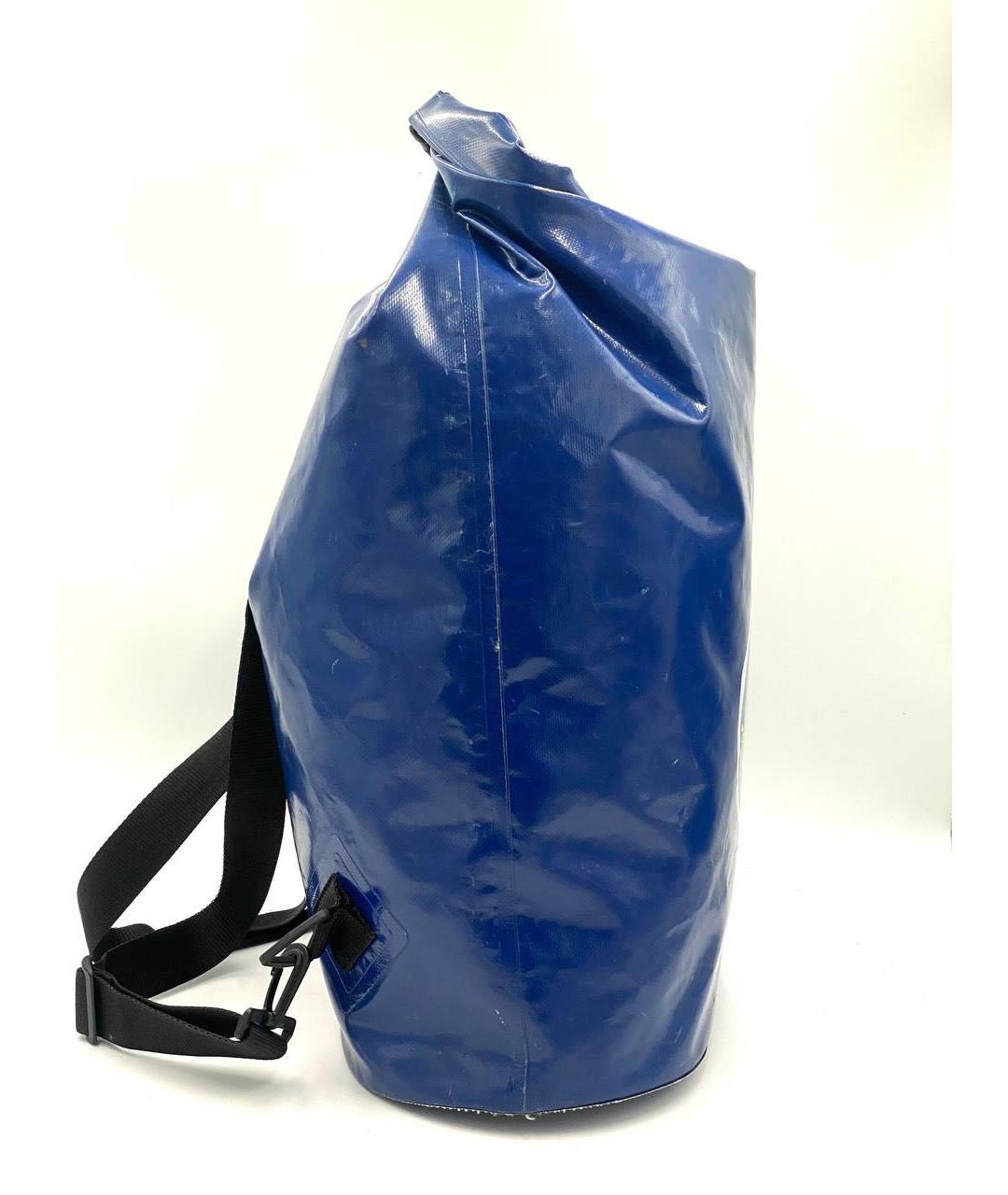 CHANEL Темно-синяя синтетическая дорожная/спортивная сумка, фото 4