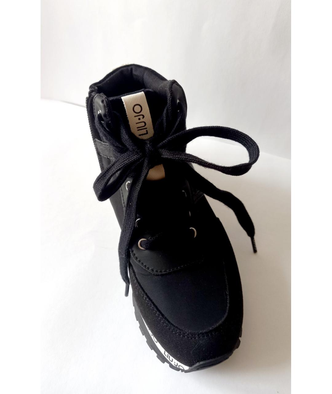 LIU JO Черные текстильные ботинки, фото 6