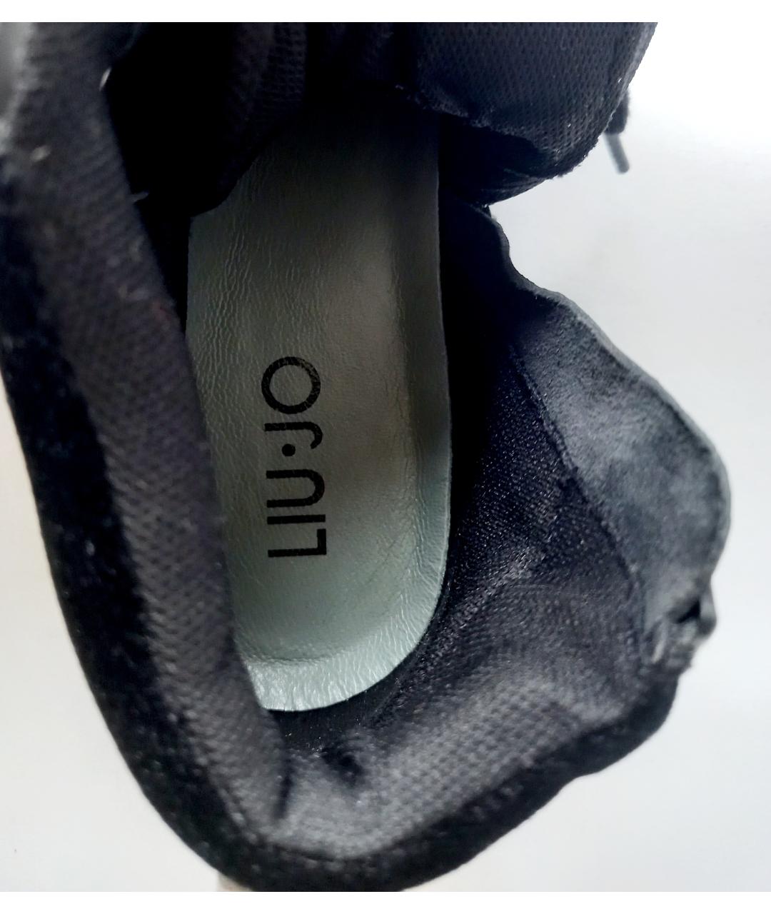 LIU JO Черные текстильные ботинки, фото 5