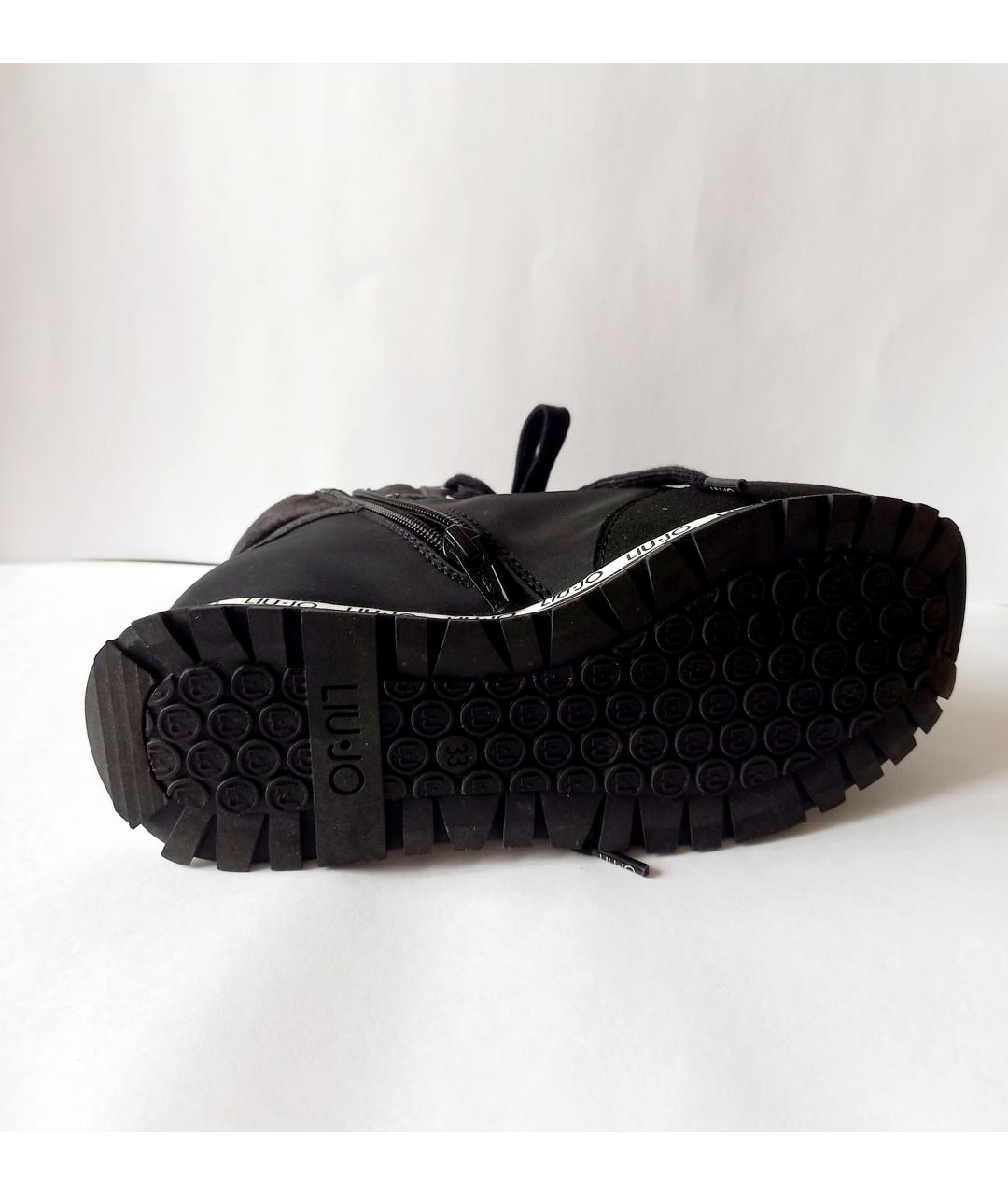 LIU JO Черные текстильные ботинки, фото 7