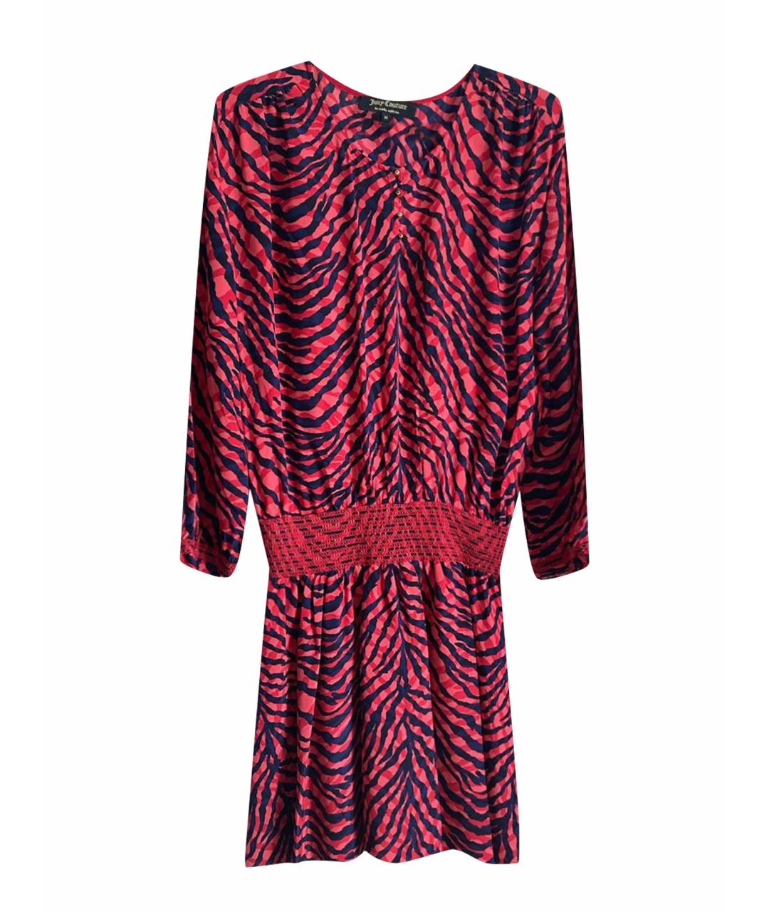 JUICY COUTURE Мульти шелковое повседневное платье, фото 1