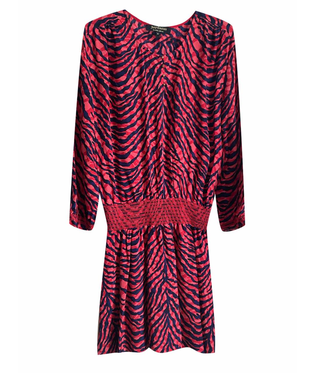 JUICY COUTURE Мульти шелковое повседневное платье, фото 1