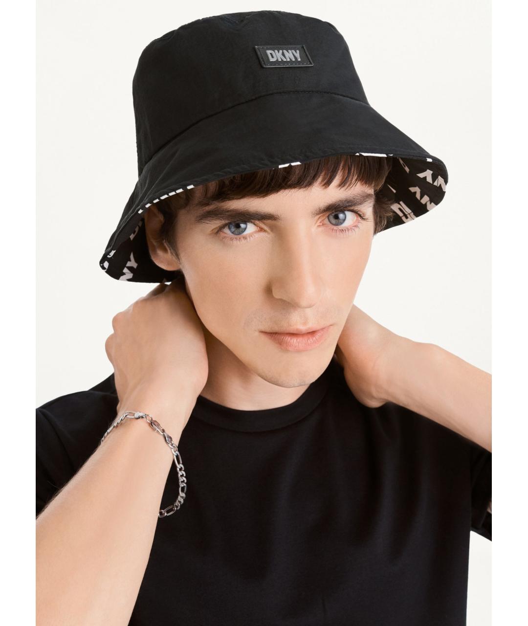 DKNY Черная шляпа, фото 3