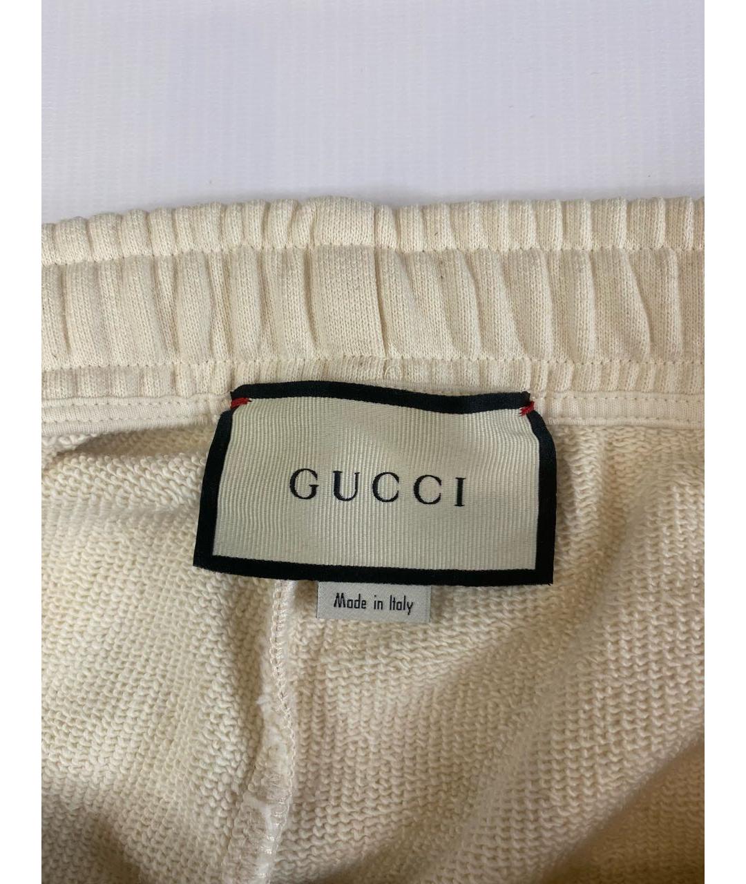 GUCCI Бежевый хлопковый спортивный костюм, фото 6