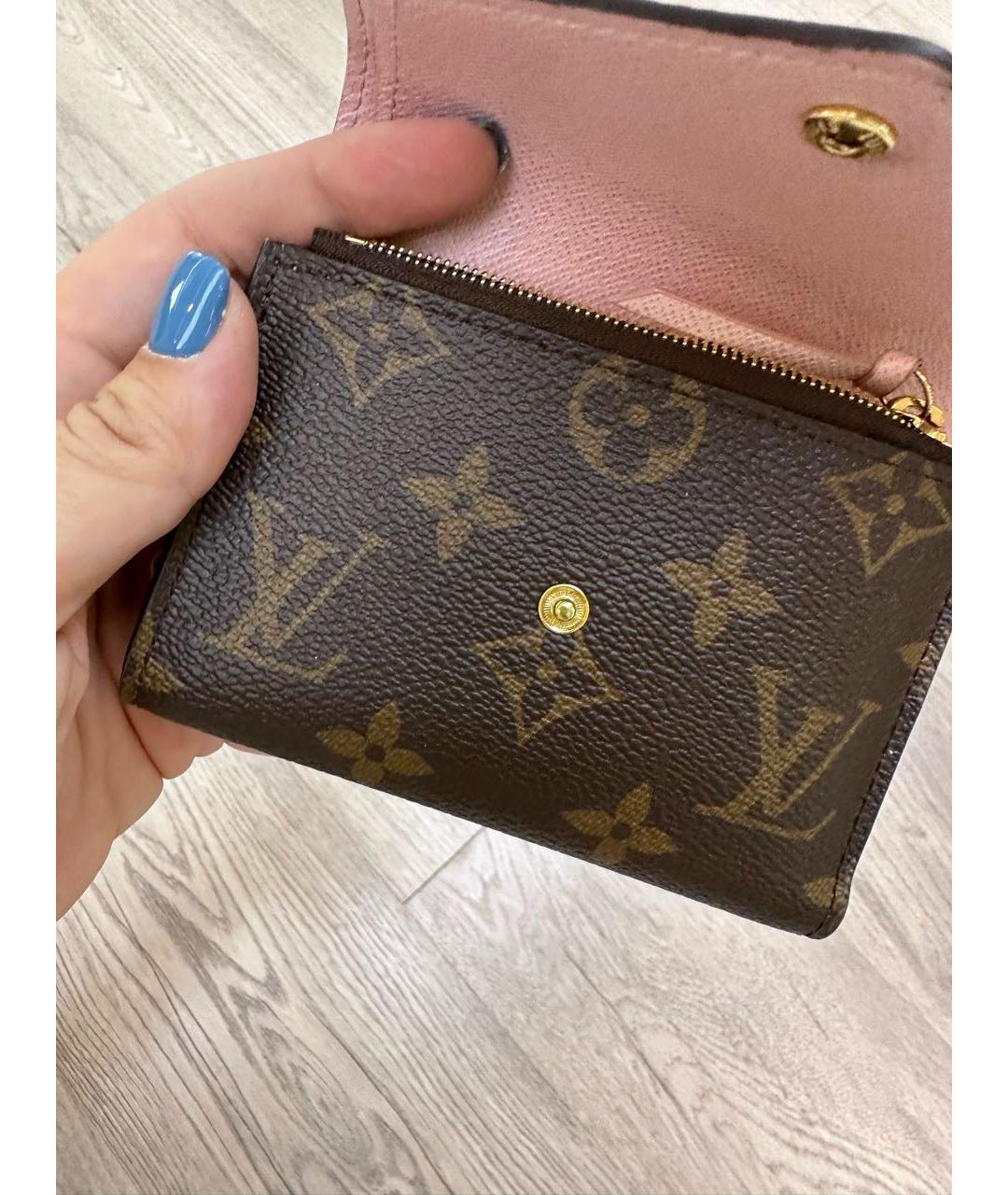LOUIS VUITTON Розовый кошелек, фото 2