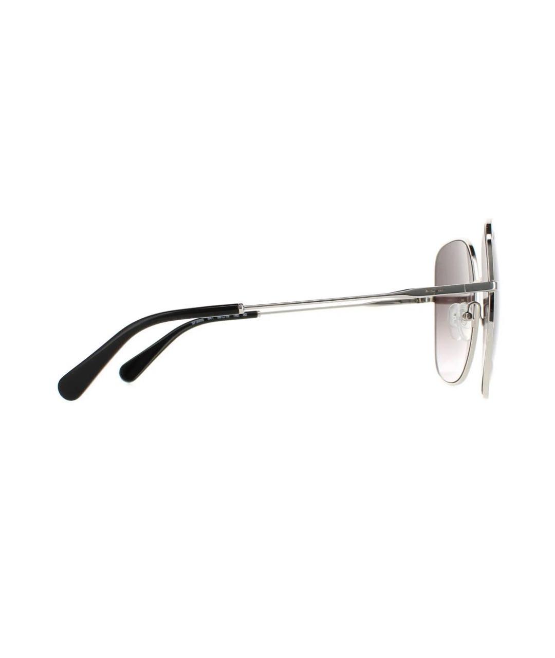 SALVATORE FERRAGAMO Металлические солнцезащитные очки, фото 3