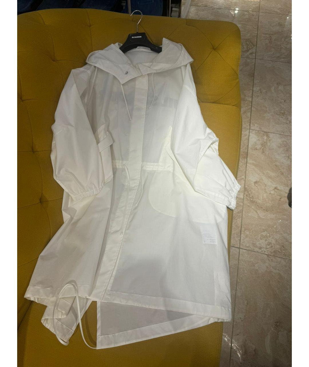 JIL SANDER Белый тренч/плащ, фото 7