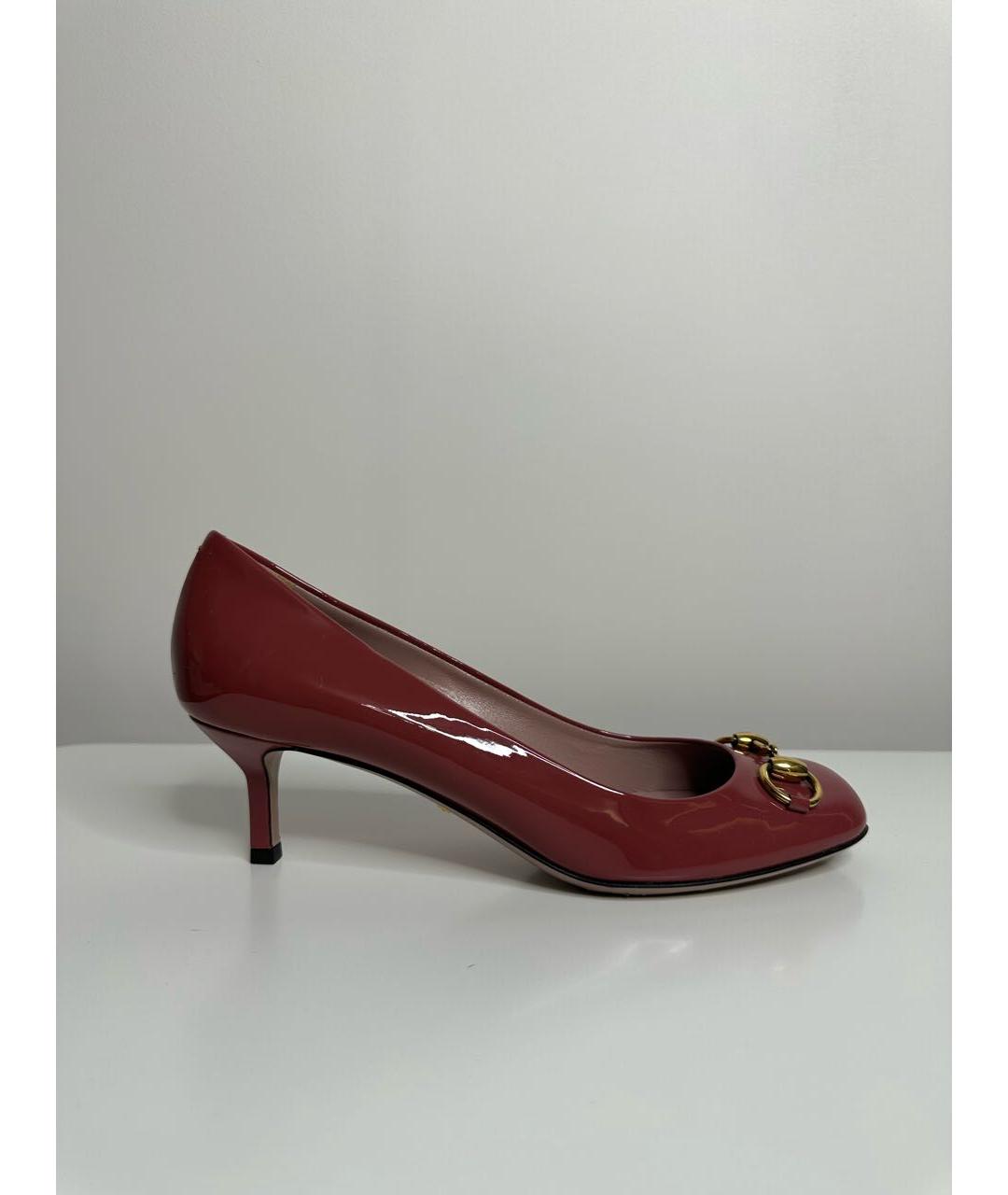 GUCCI Коралловые туфли, фото 9