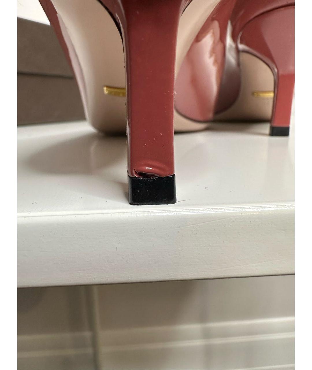 GUCCI Коралловые туфли, фото 8