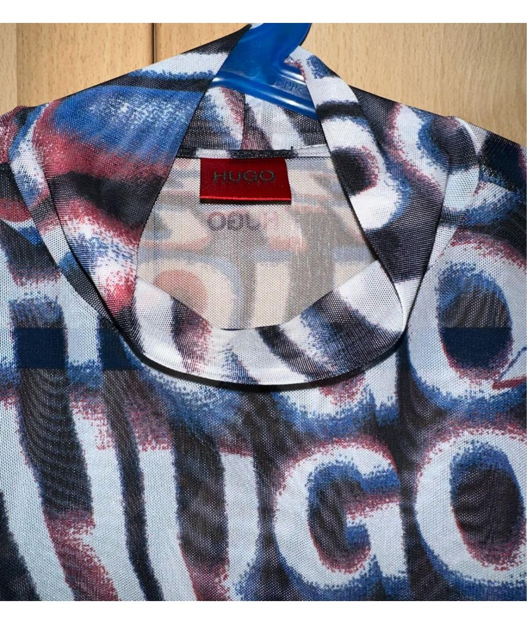 HUGO BOSS Мульти полиэстеровая блузы, фото 3