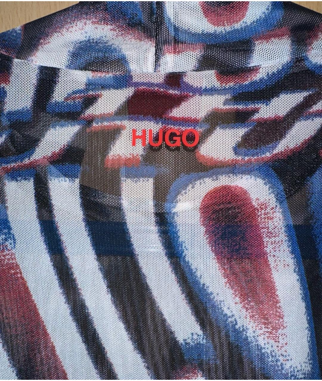 HUGO BOSS Мульти полиэстеровая блузы, фото 4