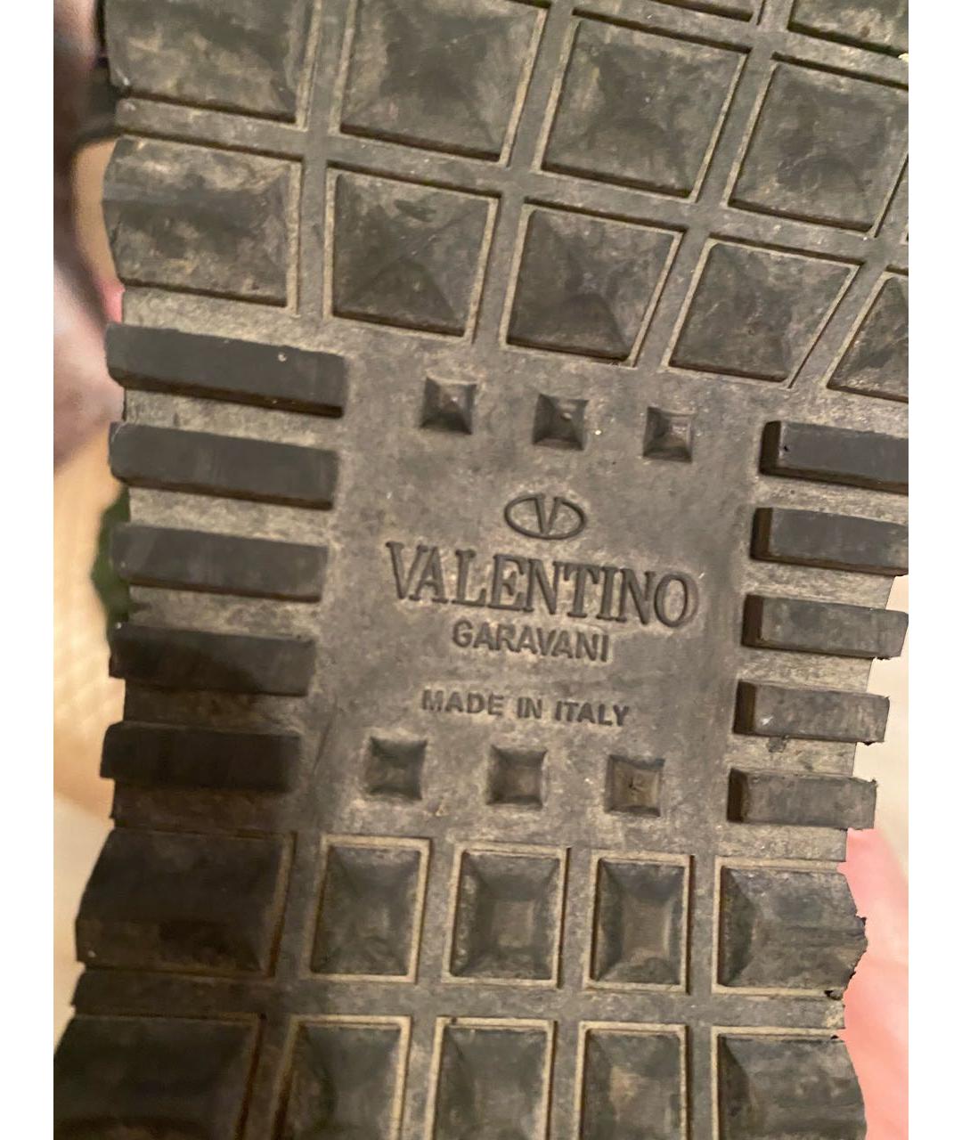 VALENTINO Мульти кожаные кроссовки, фото 7