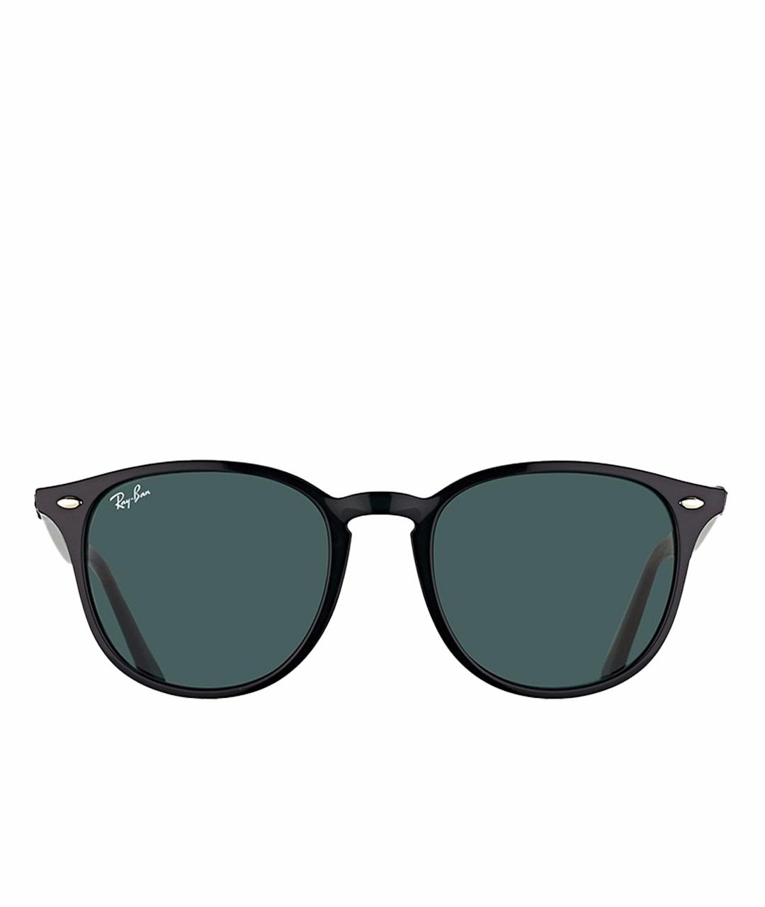 RAY BAN Черные пластиковые солнцезащитные очки, фото 1
