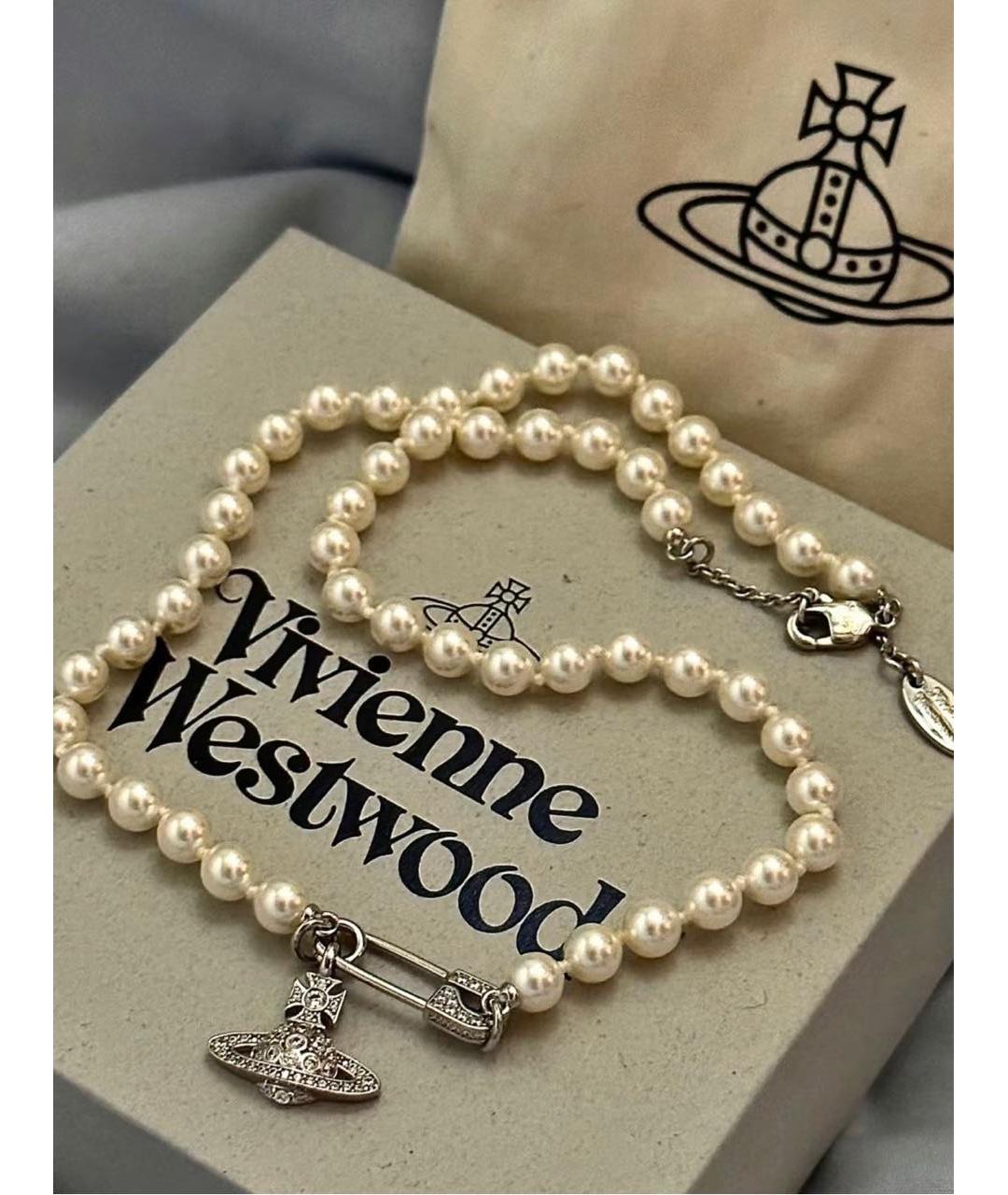 VIVIENNE WESTWOOD Серебряная латунная подвеска, фото 3