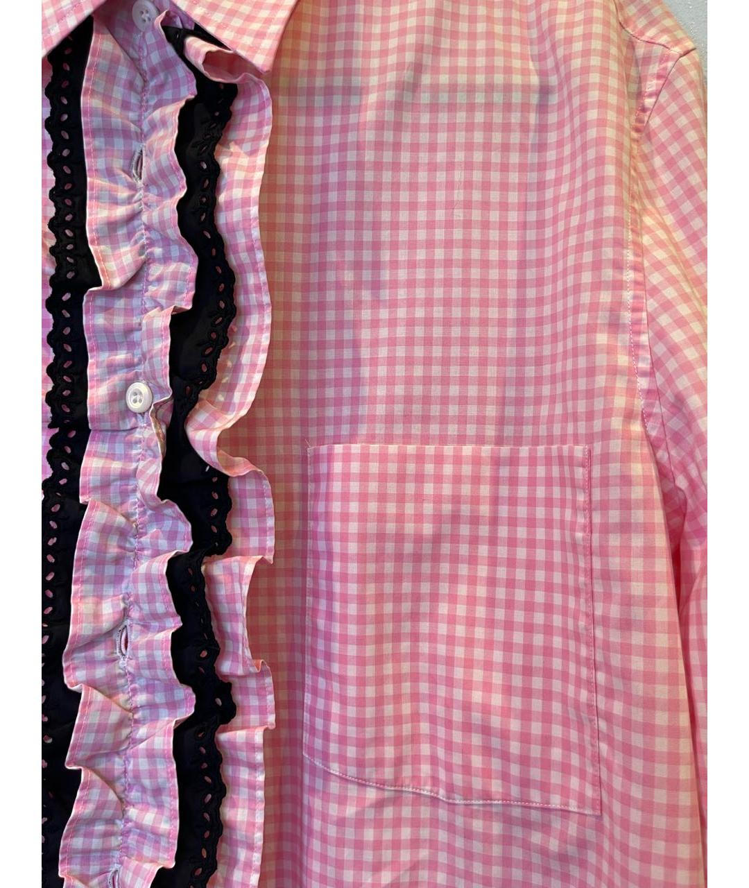 PRADA Розовое хлопковое повседневное платье, фото 4