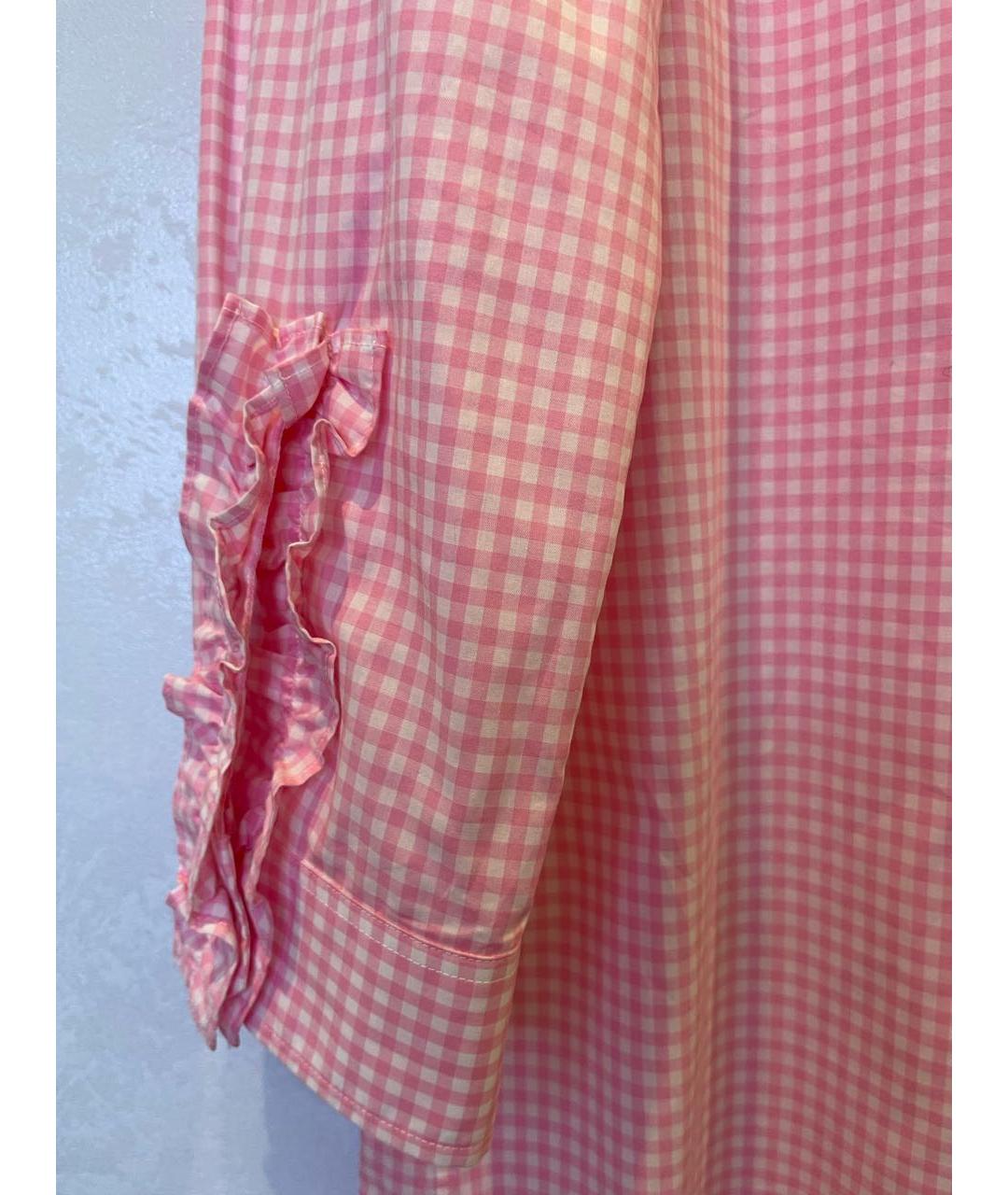 PRADA Розовое хлопковое повседневное платье, фото 7