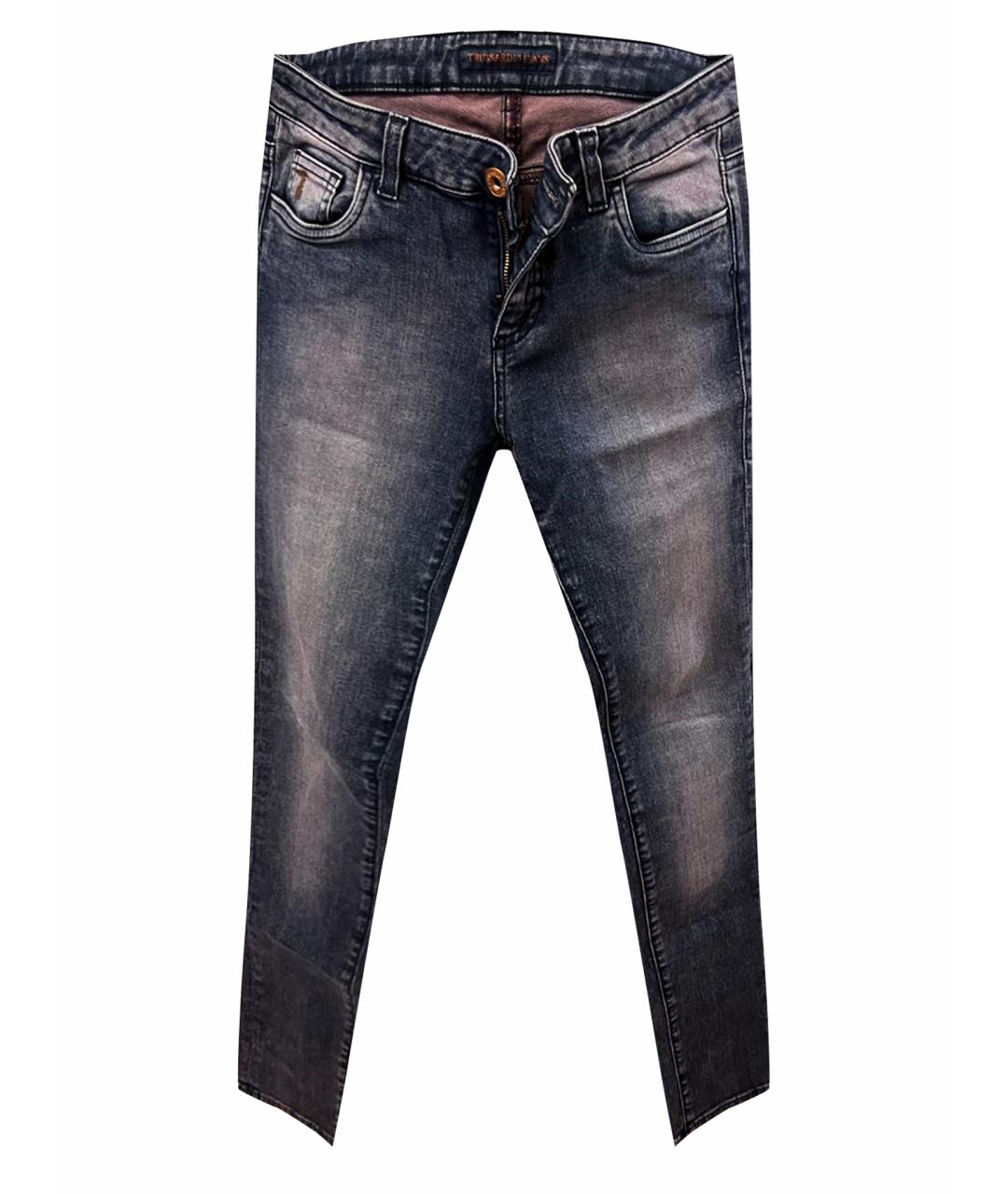 TRUSSARDI JEANS Бордовые джинсы слим, фото 1