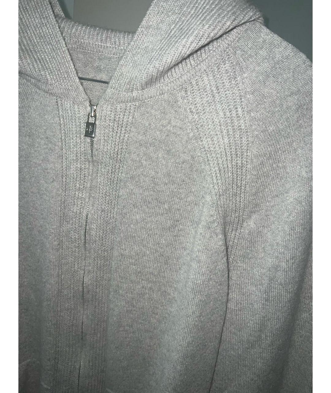 LORO PIANA Серый кашемировый джемпер / свитер, фото 2