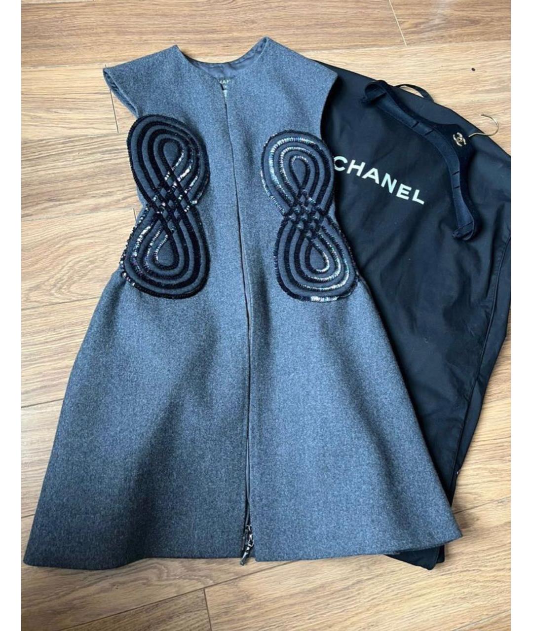 CHANEL Шерстяной жилет, фото 3