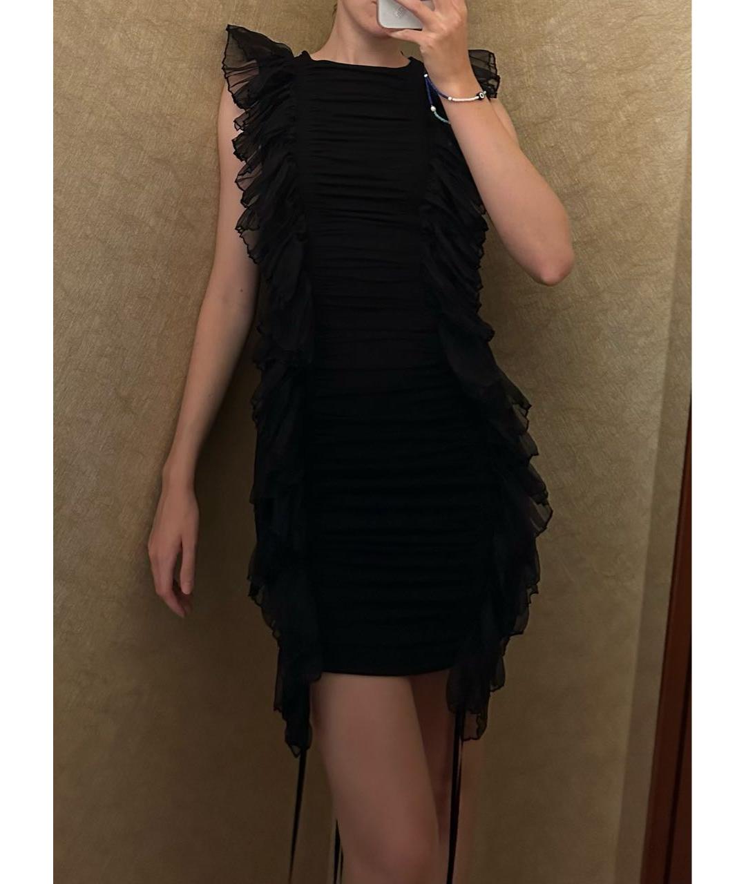 ROCHAS Черное вискозное вечернее платье, фото 7