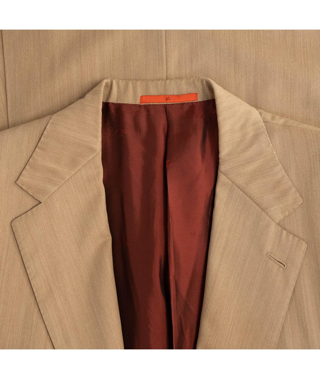 ISAIA Бежевый шерстяной пиджак, фото 3
