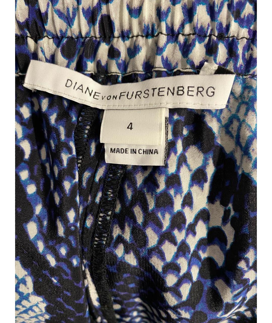 DIANE VON FURSTENBERG Мульти шелковый костюм с брюками, фото 7