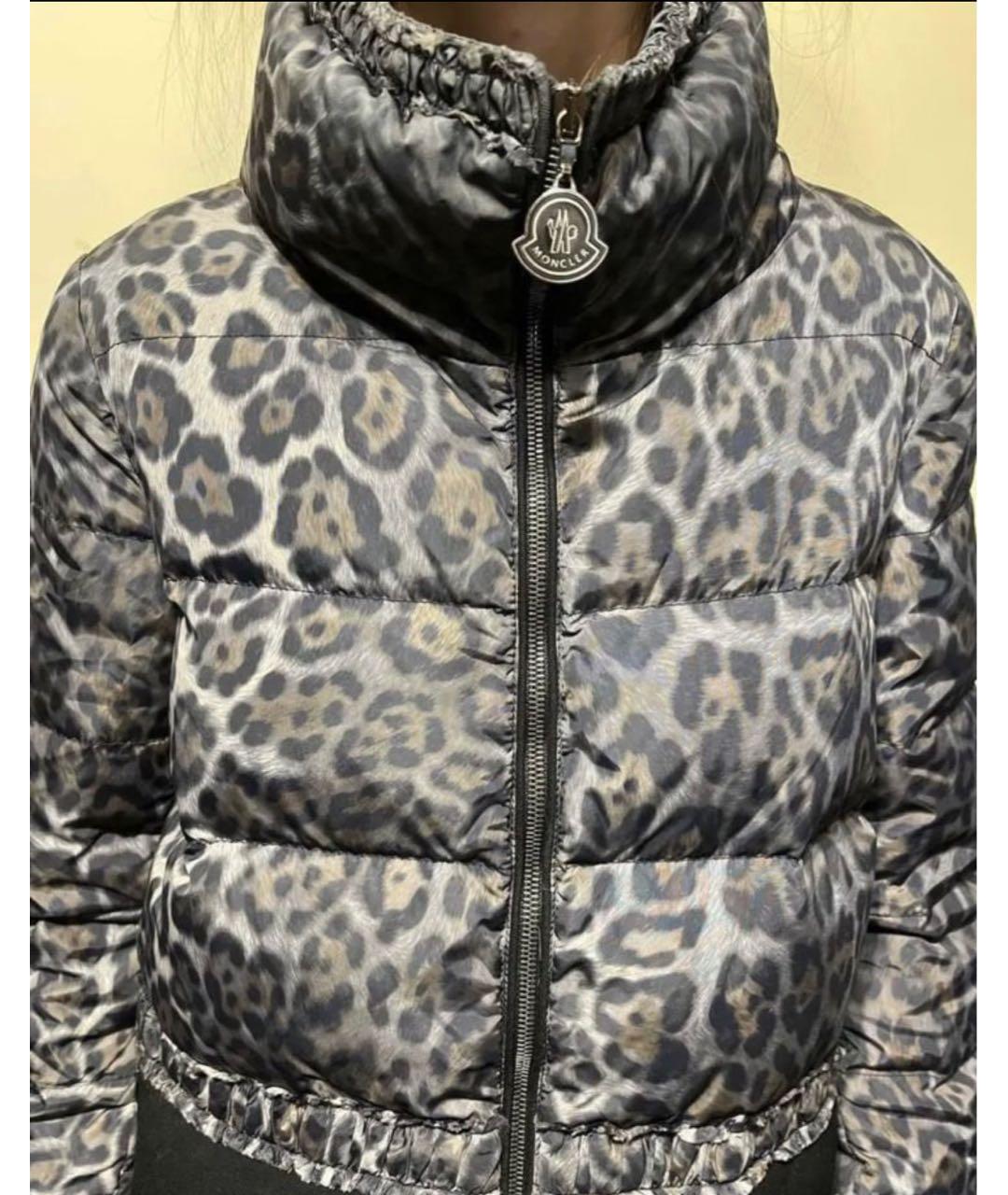 MONCLER Черный шерстяной пуховик, фото 2